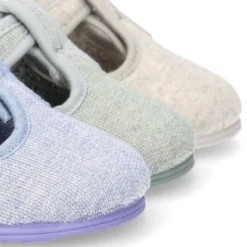 Pepito bebé niño casa lona punto colores pasteles suela SUPER FLEXIBLE.