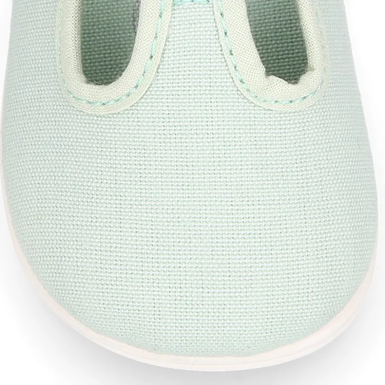Pepito bebé niño lona piqué en colores pasteles y suela SUPER FLEXIBLE.