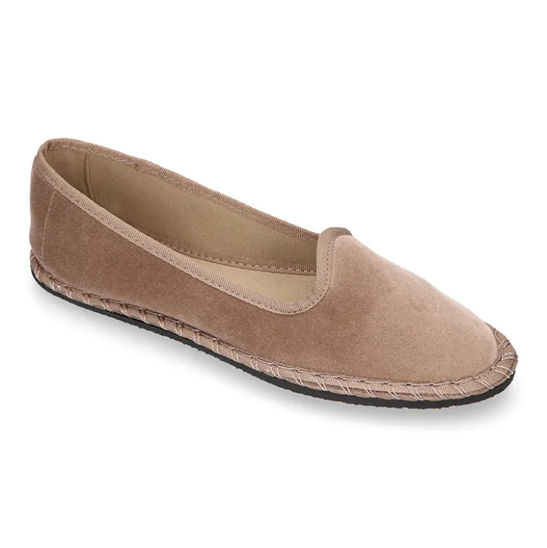Slipper mujer en terciopelo en colores de moda.