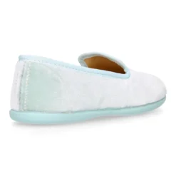 Slipper niños en terciopelo de primavera verano.