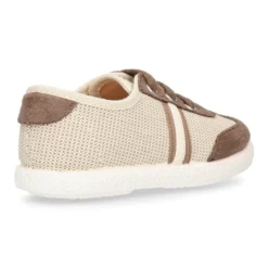 Tenis niños OKAA combinado en lona con serratex y cordones. Edición especial OTOÑO.