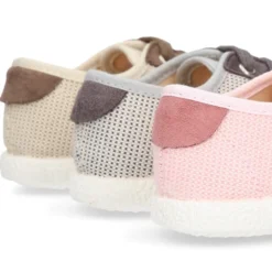 Tenis niños OKAA combinado en lona con serratex y cordones. Edición especial OTOÑO.