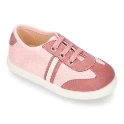 Tenis niños OKAA combinado en lona con serratex y cordones. Edición especial OTOÑO.