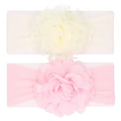 Turbante bebé con flor Chiffón.