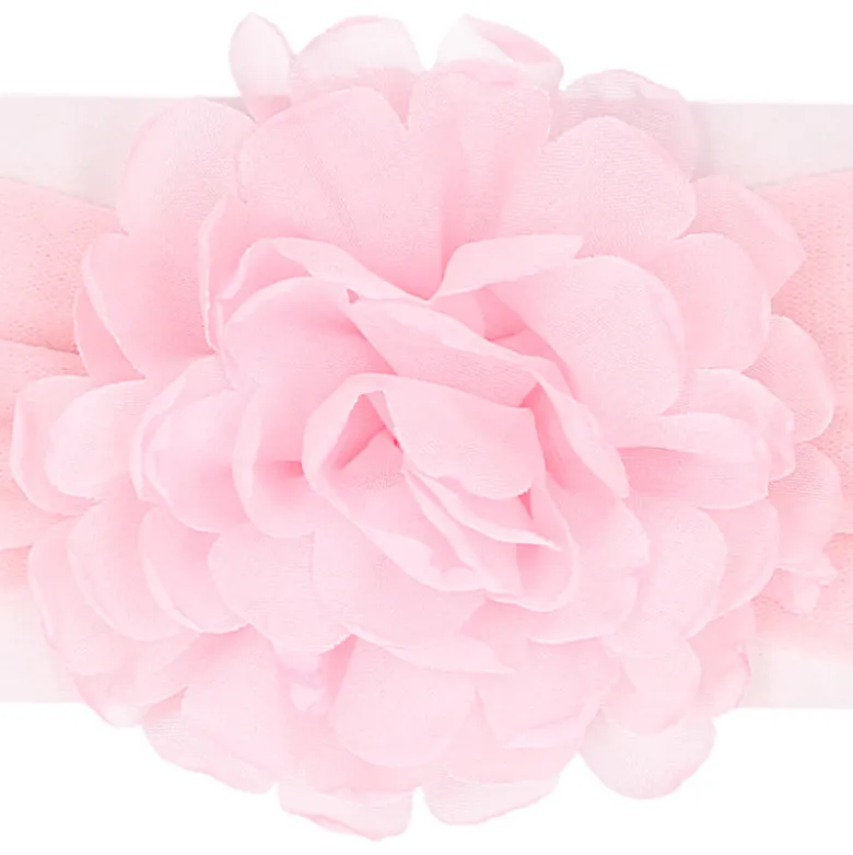 Turbante bebé con flor Chiffón.