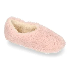 Zapatilla casa niños cerrada en lana tipo PELUCHE.