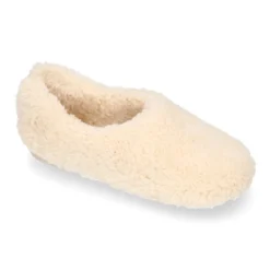 Zapatilla casa niños cerrada en lana tipo PELUCHE.