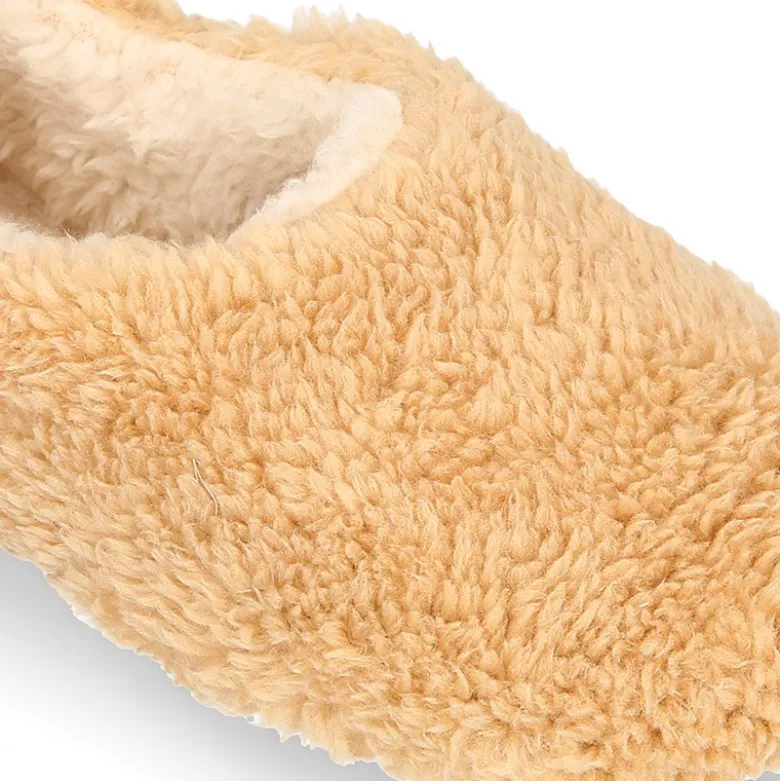 Zapatilla casa niños cerrada en lana tipo PELUCHE.
