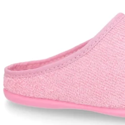 Zapatilla casa niños tipo ZUECO en lona algodón toalla.