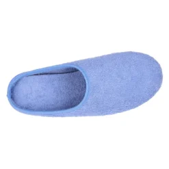 Zapatilla casa niños tipo ZUECO en lona algodón toalla.