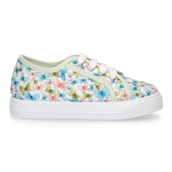 Zapatilla niñas en lona algodón con MARIPOSAS.