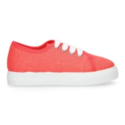 Zapatilla niños con cordones en LINO.