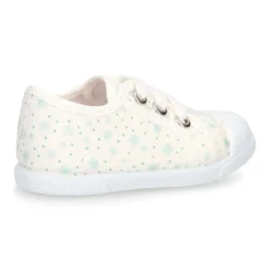Zapatilla niños con puntera y cordones en lona ASTRO.