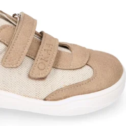 Zapatilla niños en lona canvas respetuoso de Okaa Flex casual.