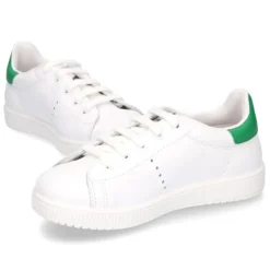 Zapatilla niños Moda con cordones en piel.