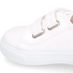 Zapatilla niños sin cordones en lona algodón con diseño BANDERA.