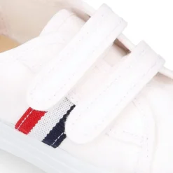 Zapatilla niños sin cordones en lona algodón con diseño BANDERA.