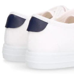 Zapatilla niños sin cordones en lona algodón con diseño BANDERA.