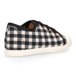 Zapatilla niños tipo con cordones y puntera en VICHY.