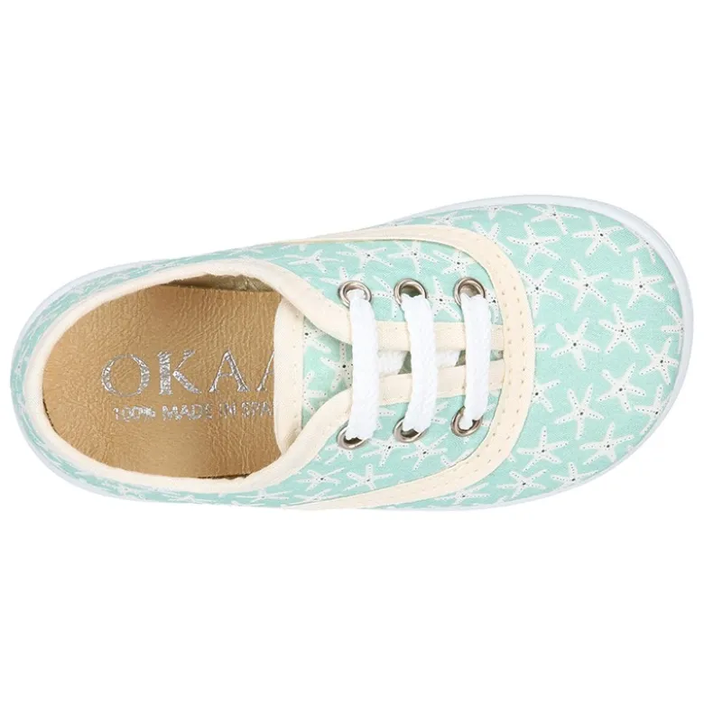 Zapatilla o Bamba en lona con ESTRELLAS DE MAR.