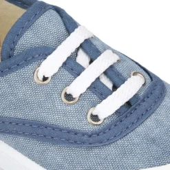 Zapatilla o Bamba niño con cordones en lona con PUNTERA.