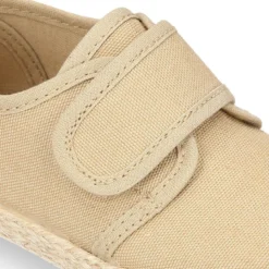 Zapatilla o Bamba niño tipo Alpargata en lona sin cordones.