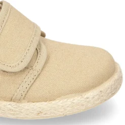 Zapatilla o Bamba niño tipo Alpargata en lona sin cordones.