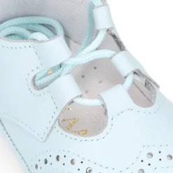 Zapatito bebé niño tipo inglés en piel napa