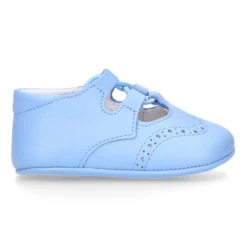 Zapatito bebé niño tipo inglés en piel napa