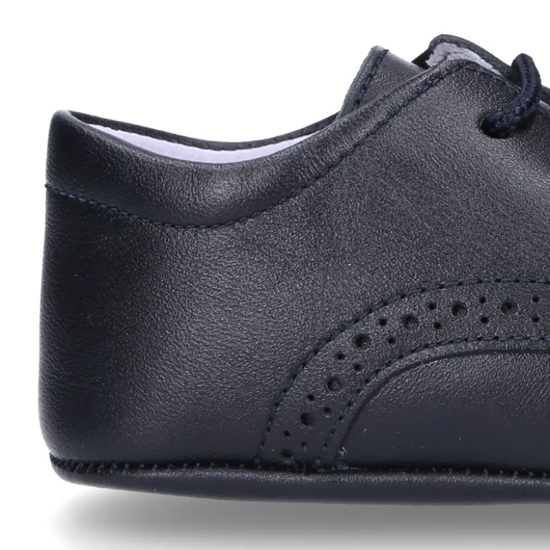 Zapatito BLUCHER bebé niño en piel napa.