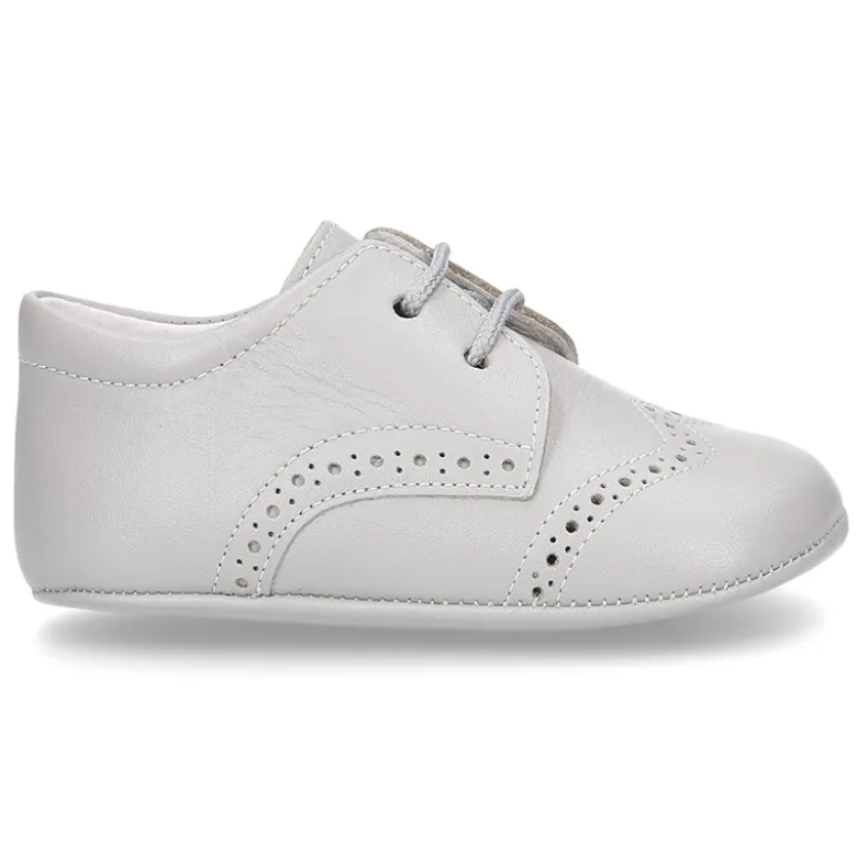 Zapatito BLUCHER bebé niño en piel napa.