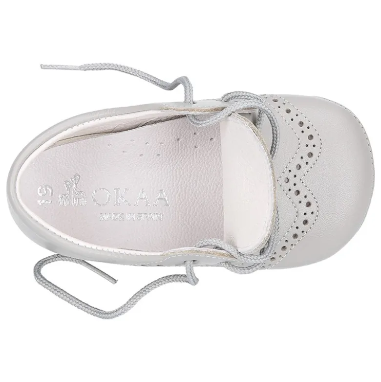 Zapatito BLUCHER bebé niño en piel napa.
