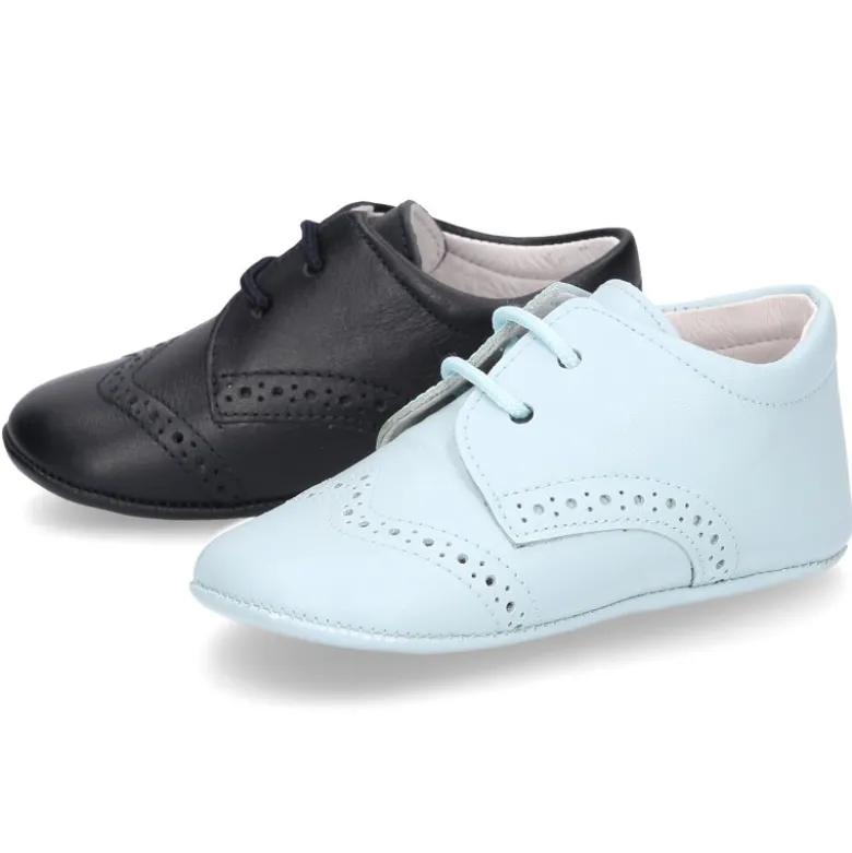 Zapatito BLUCHER bebé niño en piel napa.