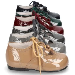 Zapatito inglesito clásico niños en piel charol.