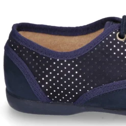 Zapatito tipo Blucher en Serratex combinado MIL PUNTOS.