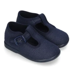 Zapatito tipo Pepito en LINO para peques.