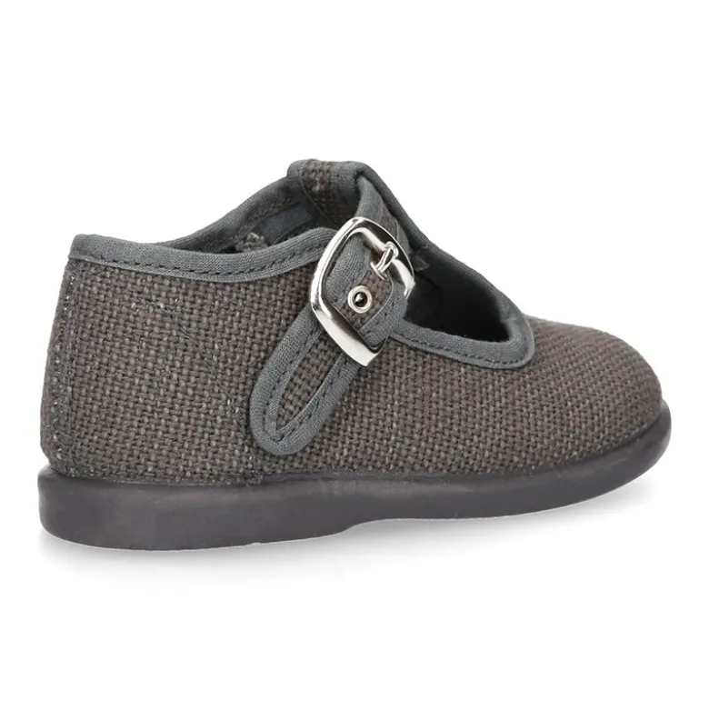 Zapatito tipo Pepito en LINO para peques.