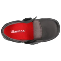 Zapato colegio tipo Blucher sin cordones en piel lavable.