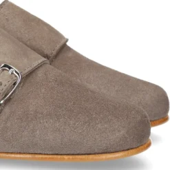 Zapato de vestir niña tipo Blucher con DOBLE HEBILLA en Piel serraje.
