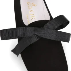 Zapato Niños tipo Blucher estilizado en piel ANTE NEGRO.