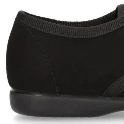 Zapato tipo BLUCHER niños en Serratex NEGRO con picados.